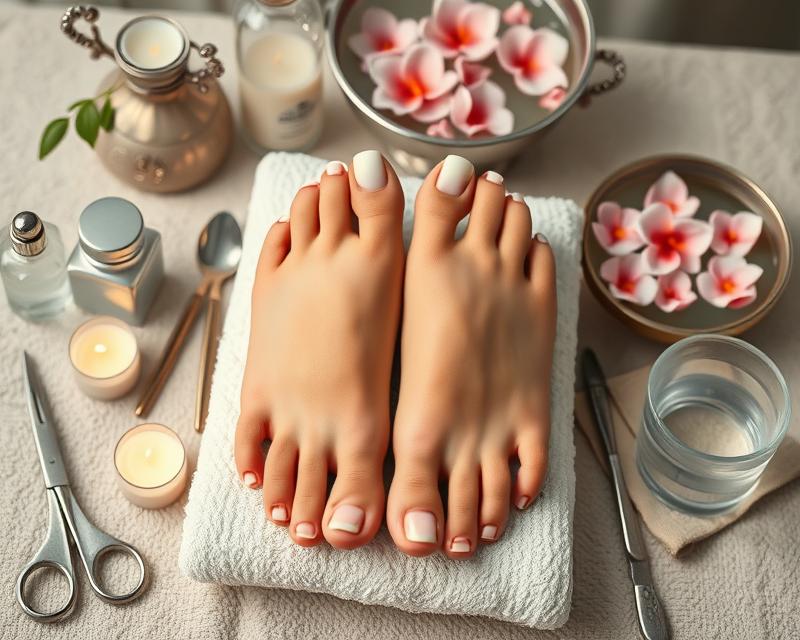 Pedicure francuski – elegancja, trendy i instrukcja wykonania
