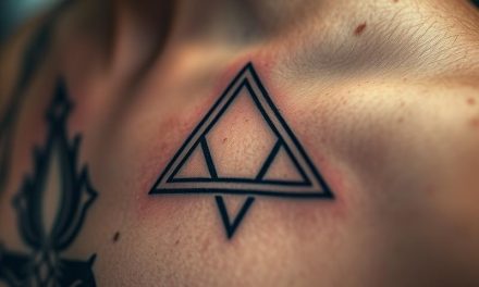 Tatuaże z podwójnymi trójkątami – symbolika i interpretacje