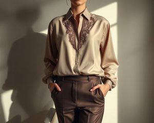 Jak dobrać bluzkę wieczorową do eleganckich spodni?