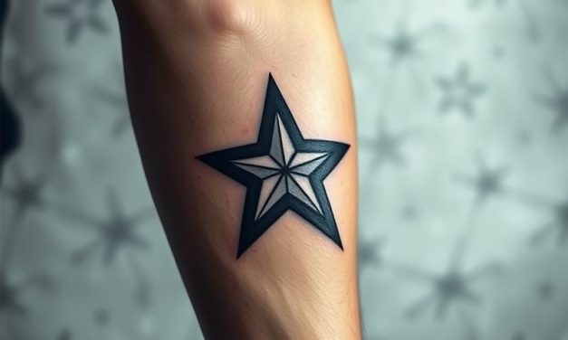 Tatuaże gwiazdki męskie – znaczenie, symbolika i wybór wzoru